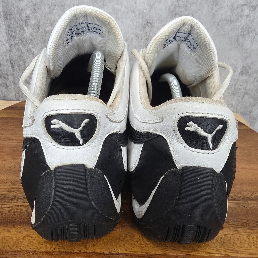 Puma Speedcat Driving‎ Shoes Mens 14 White Black Leather Drift Y2K Sneakers - Picture 7 of 11